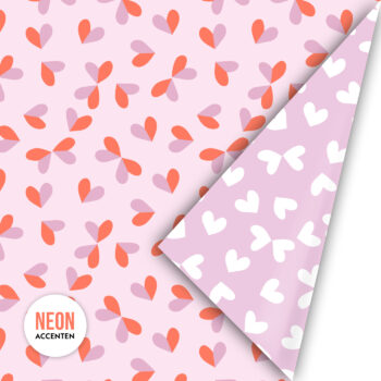 Kadopapier | ButterFly Kisses Hearts (30cmx3m)