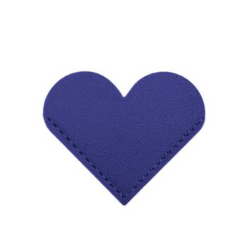 Boekenlegger Hartvorm - Marine Blauw