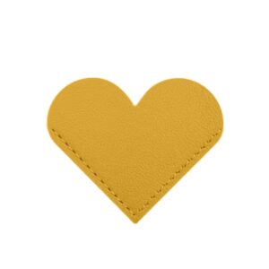 Boekenlegger Hartvorm - Okergeel