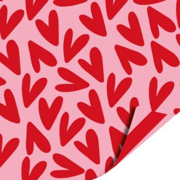 Kadopapier | Lovely Red Hearts (30cmx3m)