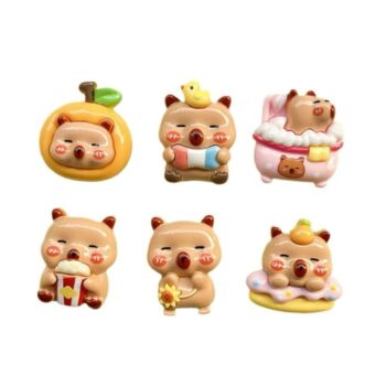 Magneetjes - Set van 6 capibara's
