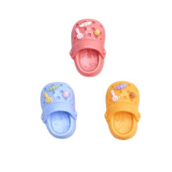 Magneetjes - Sandaaltjes Blauw Roze Geel