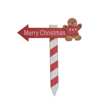 Houten stekertje Peperkoekmannetje Christmas