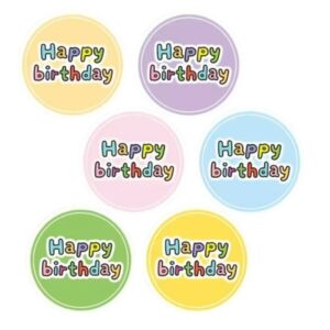 Kado Stickers | Happy Birthday (16 stuks)