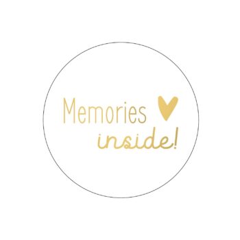 Kado Stickers | Memories inside (10 stuks)