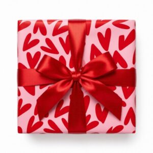Kadopapier | Lovely Red Hearts (30cmx3m)