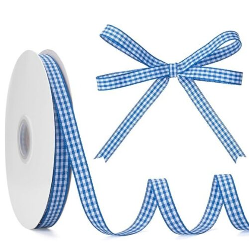 Studioleuk stoffenlint blauwwit