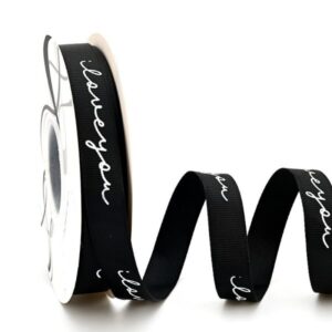 Studioleuk stoffenlint loveyouzwart