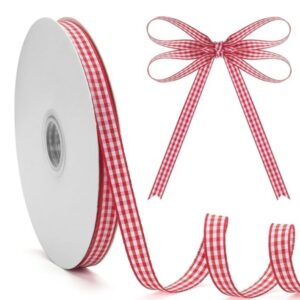 Studioleuk stoffenlint roodwit