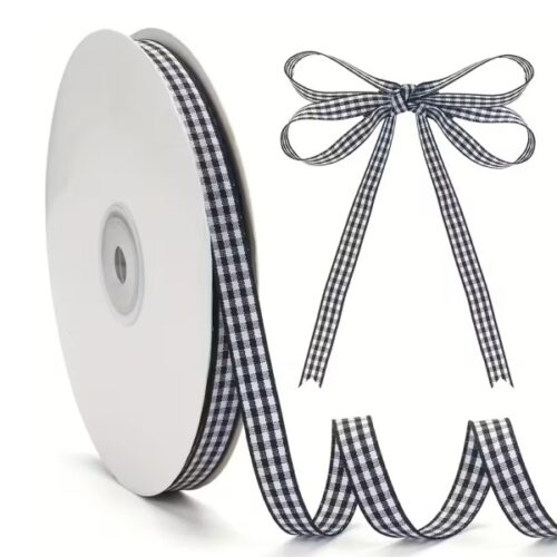 Studioleuk stoffenlint zwartwit