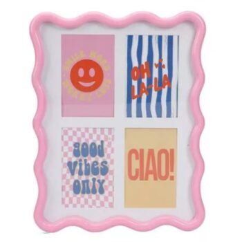 Fotoframe wave roze