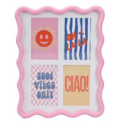 Fotoframe wave roze