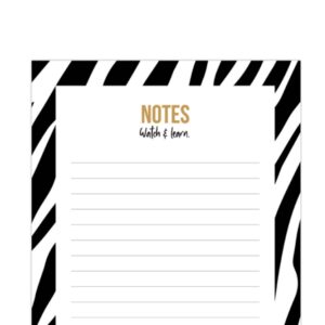 Notebook notes watchlearnlarge