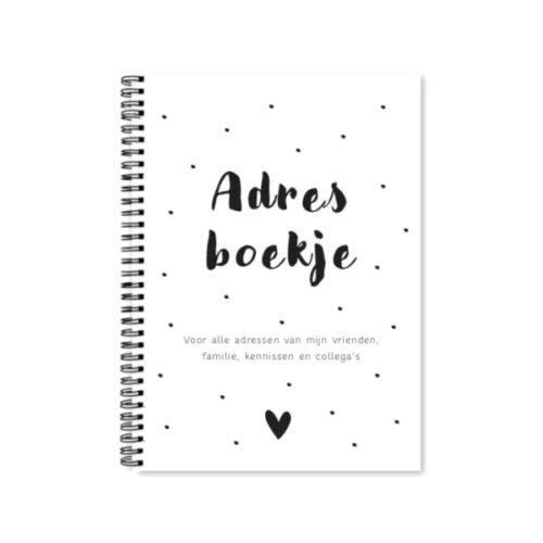 Studioleuk adrresboekje