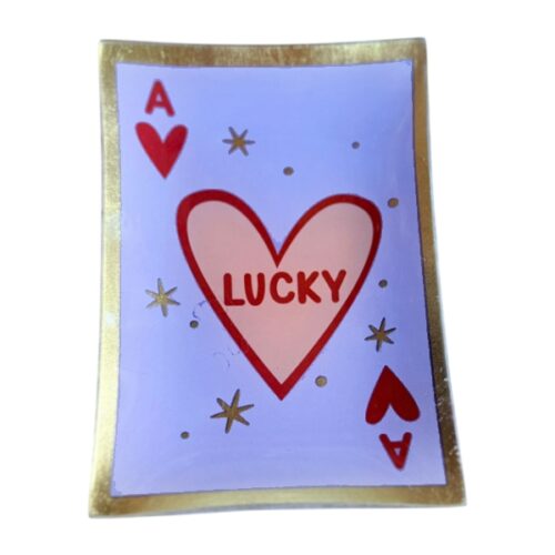 Studioleuk schaaltje glas lucky