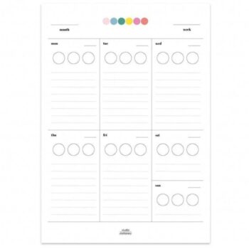 Studioleuk stickerplanner color
