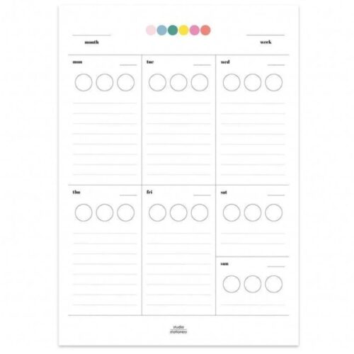 Studioleuk stickerplanner color