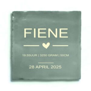 Geboorte tegeltje met naam