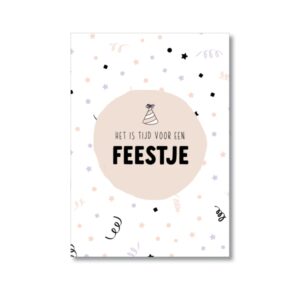 Ansichtkaartje | Het is tijd voor een feestje