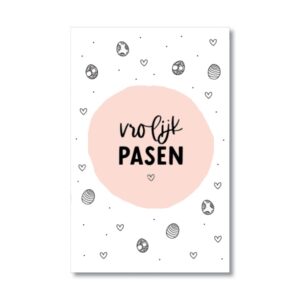 Ansichtkaartje | Vrolijk Pasen - Paaseitjes
