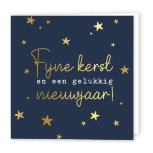 Ansichtkaartje | Fijne kerst - Gelukkig Nieuwjaar