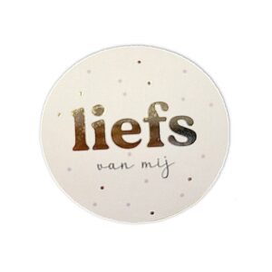 Kado Stickers | Liefs van mij (10 stuks)