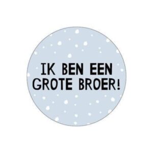 Kado Stickers | Ik ben een grote broer (10 stuks)