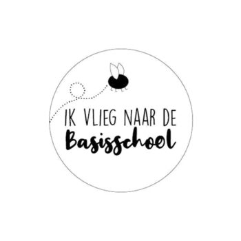 Kado Stickers | Ik vlieg naar basisschool (10 stuks)