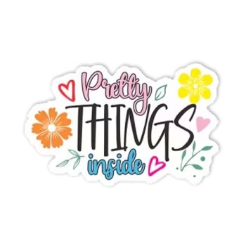 Kado Stickers | Pretty Things inside  (10 stuks)