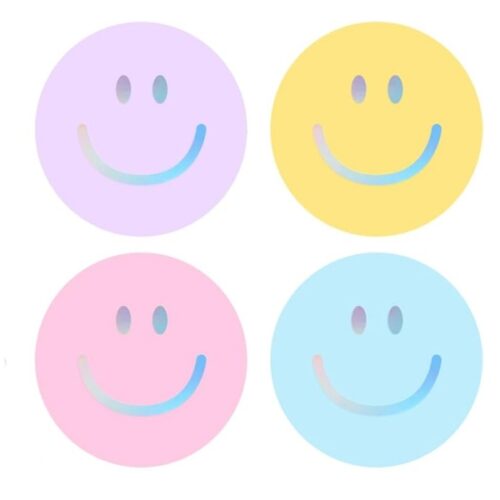 Studioleuk stickers smileysilver