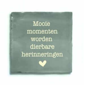 Tegeltje - Mooie Momenten herinneringen