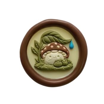 WAX SEAL | Lakzegel Mushroom & Frogs