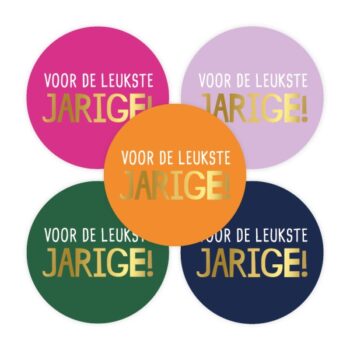 Kado Stickers | Voor de leukste jarige (10 stuks)