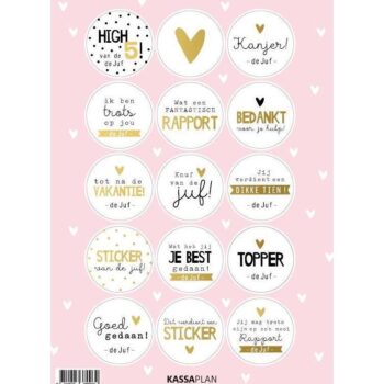 Stickervel | Voor de juf  (15 stuks)