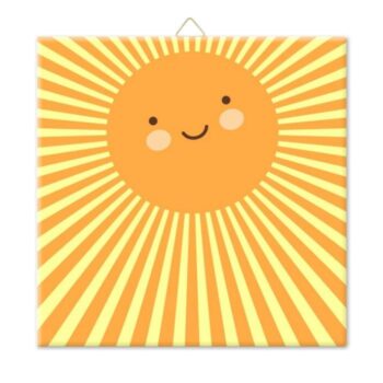 Tegeltje - Happy Sunshine - Zonnetje