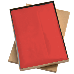 Vloeipapier | Rood - 5 losse Vellen 50x35cm