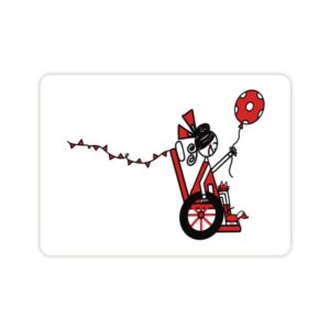 Ansichtkaartje | Rood viert Feest !