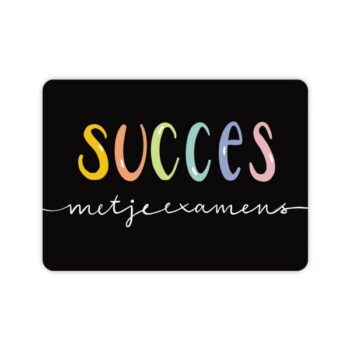 Ansichtkaartje |  Succes met je examens