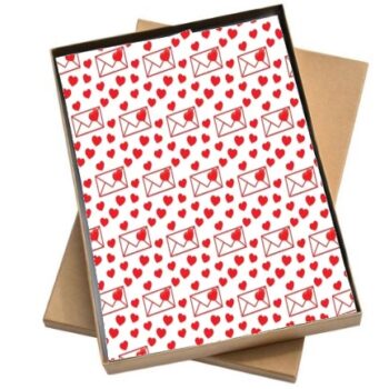 Vloeipapier | Love mail - 5 losse Vellen 50x35cm