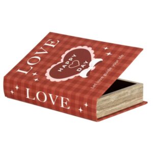 Opbergboek Love - Rood ( 26x17 cm)