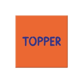 Magneetje - Topper - Rood Paars