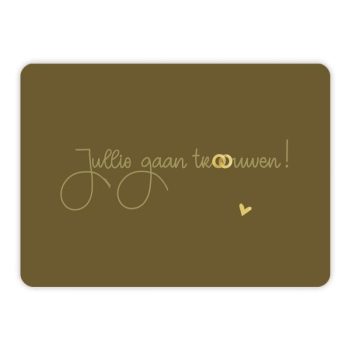 Ansichtkaartje | Jullie gaan trouwen