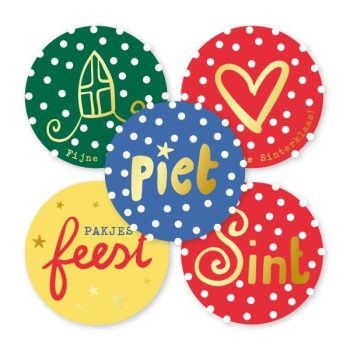 Kado Stickers | Sinterklaas Assorti (10stuks)