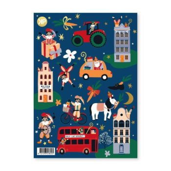 Stickervel | Sint is in town (15 stuks)