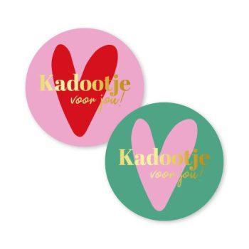 Kado Stickers | Kadootje voor jou ! (10stuks)